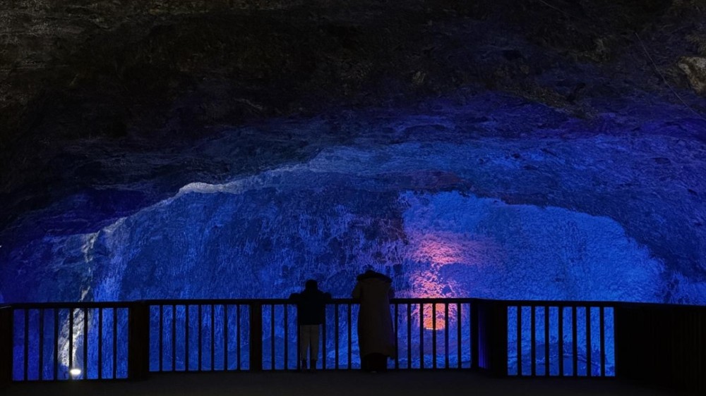 Yeraltı duz mədənini rekord sayda turist ziyarət edib -FOTOLAR