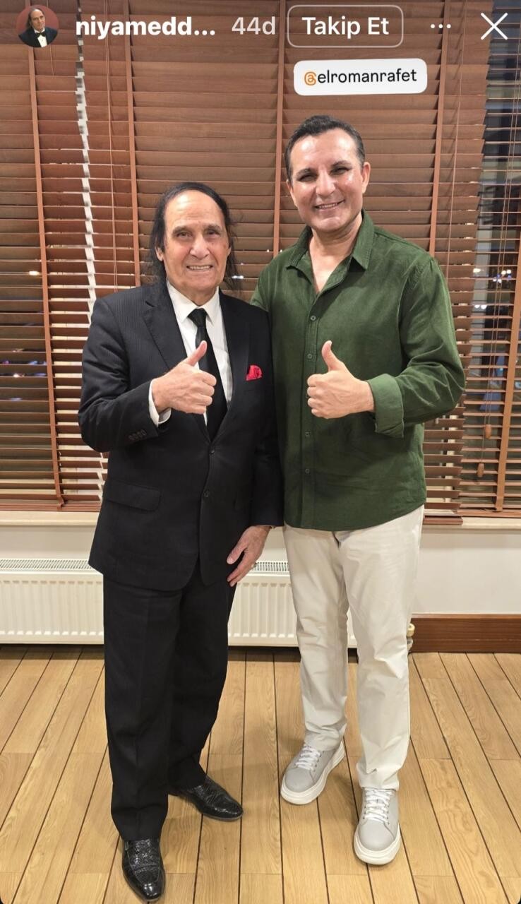 Rafet El Roman Niyaməddin Musayevlə -FOTO