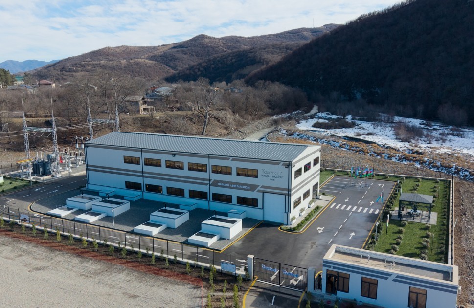 Prezident “Qozlukörpü” SES-in açılışında- YENİLƏNİB (FOTOLAR)