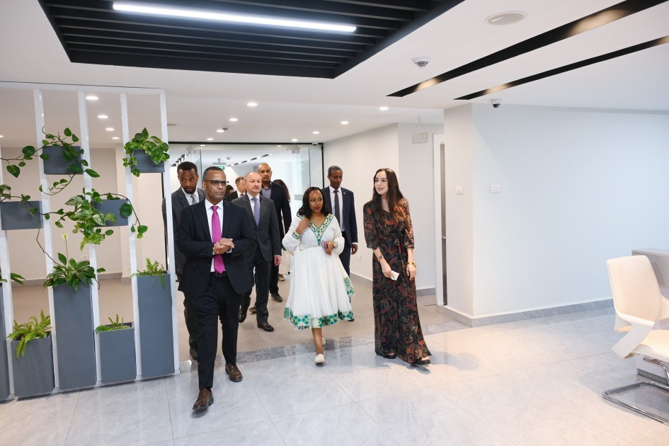 Leyla Əliyeva Efiopiyada “MESOB” dövlət xidməti mərkəzində olub- FOTOLAR